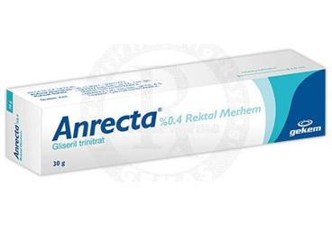 ANRECTA %0.4 30 gr rektal merhem { Gekem İlaç } kutu görseli