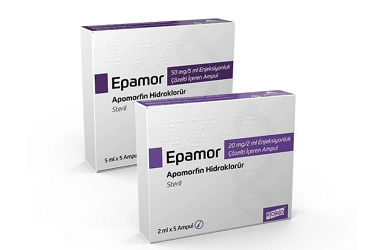 EPAMOR 20 mg/2 ml enjeksiyonluk çözelti içeren ampül (5 ampül) kutu görseli