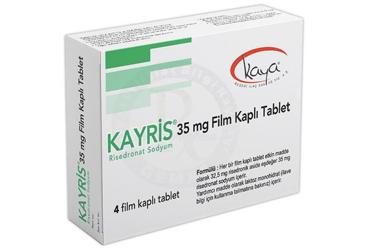 KAYRIS 35 mg 4 film kaplı tablet kutu görseli