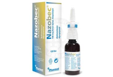 NAZOBEC 100 mcg burun spreyi süspansiyon (120 doz) kutu görseli