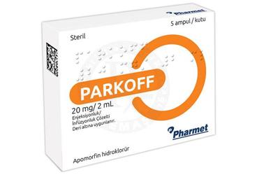 PARKOFF 20 mg/2 ml enjeksiyonluk/ infüzyonluk çözelti kutu görseli