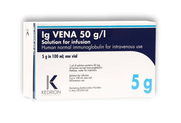 IG VENA 5G/100 ml IV İNFÜZYON İÇİN ÇÖZELTİ kutu görseli