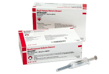 RHOGAM ULTRA FILTERED PLUS 300 mcg (1500 IU) IM enjeksiyon için çözelti içeren kullanıma hazır şırınga kutu görseli