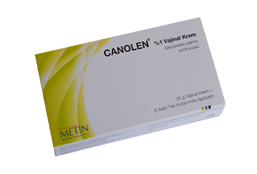 CANOLEN %1 30 gr vaginal krem { Metin Ecza } kutu görseli
