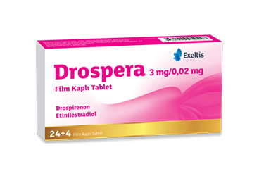 DROSPERA 3 mg/0.02 mg (24+4) film kaplı tablet kutu görseli