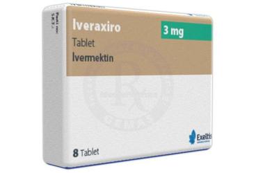 IVERAXIRO 3 mg tablet (8 tablet) kutu görseli