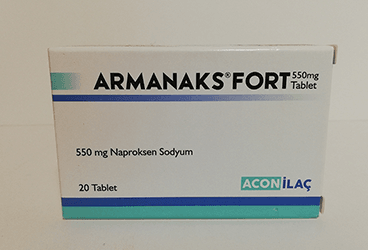 ARMANAKS 550 mg FORT 10 tablet { Acon İlaç } kutu görseli