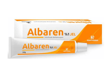 ALBAREN %1 jel 50 gr { KentFarma } kutu görseli