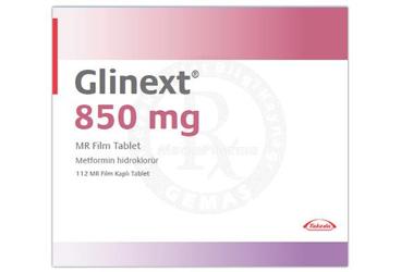 GLINEXT 850 mg 112 mr film tablet { Neutec Toplam Kalite } kutu görseli