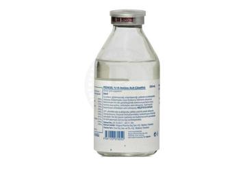 PEDASEL %10 aminoasit çözeltisi 250 ml 1 şişe kutu görseli