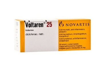 VOLTAREN enterik kaplı 25 mg 30 tablet kutu görseli