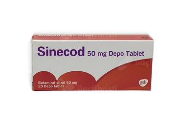 SINECOD DEPO 50 mg 20 tablet { Glaxo Smithkline } kutu görseli