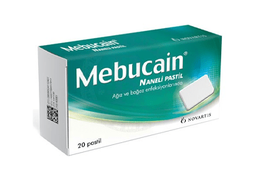 MEBUCAIN naneli 20 pastil { Glaxo-Smithkline-Tuketici } kutu görseli