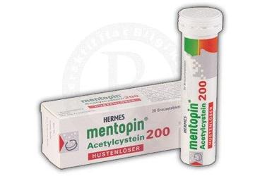MENTOPIN 200 mg 20 efervesan tablet { Queisser Farma } kutu görseli