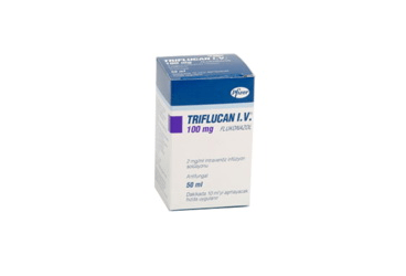 TRIFLUCAN 100 mg/50 ml IV infüzyonluk çözelti (1 flakon) kutu görseli