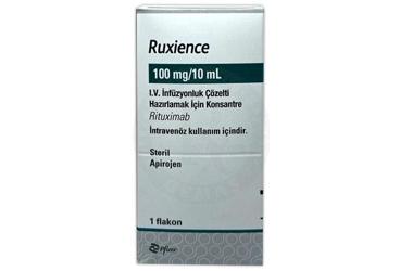 RUXIENCE 100 mg/10 ml I.V infüzyonluk çözelti hazırlamak için konsantre kutu görseli