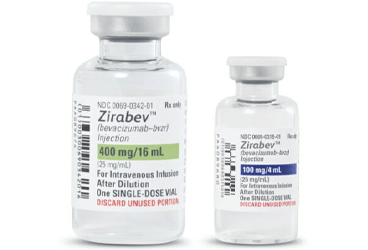 ZIRABEV 100 mg / 4 ml infüzyonluk çözelti (1 flakon) kutu görseli