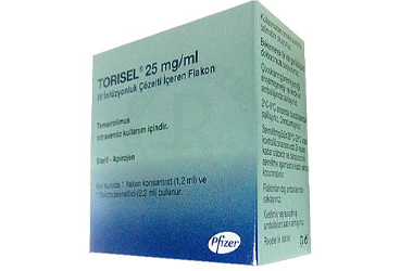 TORISEL 25 mg/ml IV infüzyonluk çözelti için KONSANTRAT 1 flakon kutu görseli