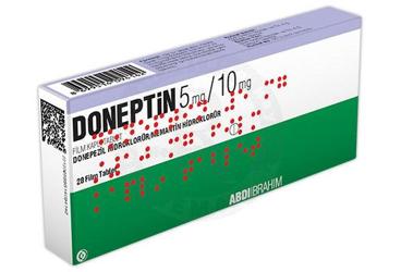DONEPTIN 5 mg/10 ml 28 film kaplı tablet kutu görseli