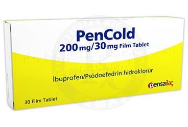 AD-COLD 200 mg/30 mg film tablet (30 tablet) kutu görseli