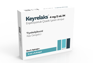 KEYRELAKS 4 mg/2 ml IM enj. için çöz. içeren 6 ampül { Menta-Pharma } kutu görseli