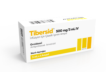 TIBERSID 500 mg/ 3 ml inf. çöz. içeren 1 ampül { Menta Pharma } kutu görseli