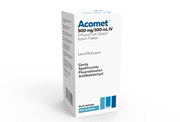 ACOMET 500/100 ml IV inf. için çöz. içeren 1 flakon { Menta-Pharma } kutu görseli
