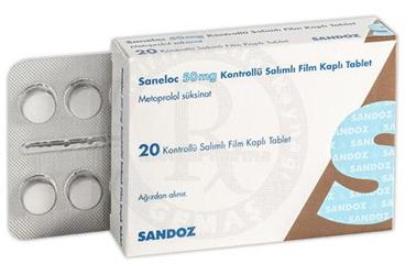 TANELOR 50 mg kontrollü salımlı film kaplı tablet (20 tablet) kutu görseli