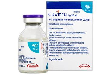 CUVITRU 4 G/20 ml S.C. UYGULAMA için enjeksiyonluk çözelti kutu görseli