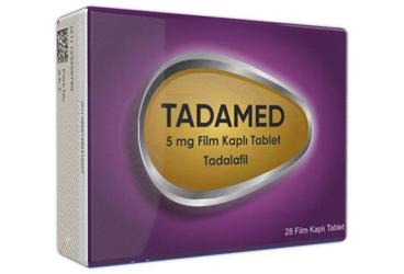 TADAMED 5 mg film kaplı tablet (28 tablet) kutu görseli