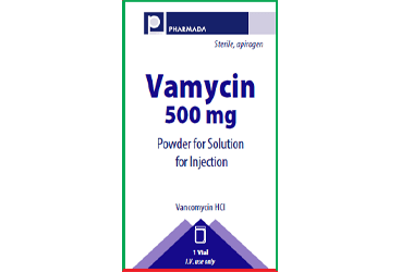 VAMYCIN 500 mg IV enjeksiyon için liyofilize toz içeren flakon (1 flakon) kutu görseli