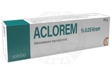 ACLOREM %0.05 krem (60 G) kutu görseli