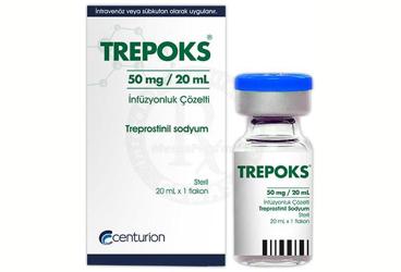 TREPOKS 50 mg/20 ml infüzyonluk çözelti kutu görseli