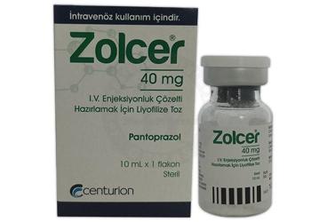 ZOLCER 40 mg IV enjeksiyonluk çözelti hazırlamak için liyofilize toz kutu görseli