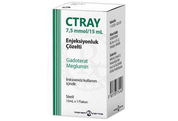 CTRAY 7.5 mmol/15 ml enjeksiyonluk çözelti kutu görseli