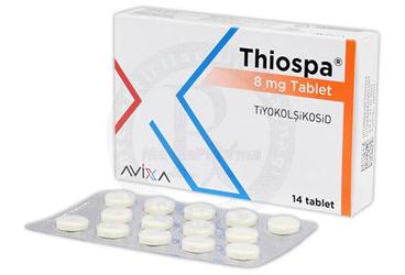 THIOSPA 8 mg 14 tablet kutu görseli