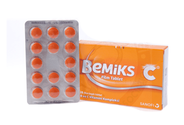 BEMIKS C film kaplı tablet (28 tablet) { Avixa İlaç } kutu görseli