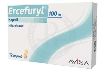 ERCEFURYL 100 mg kapsül (12 kapsül) kutu görseli