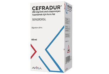 CEFRADUR 250mg/5 ml SUSPSNASIYON (60 ml) kutu görseli