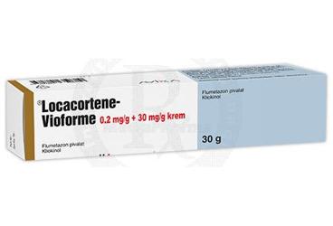 LOCACORTENE-VIOFORME 0.2 mg/G+30 mg/G krem (30 G) kutu görseli