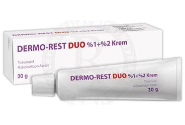 DERMO-REST DUO %1 + %2 krem (30G) kutu görseli