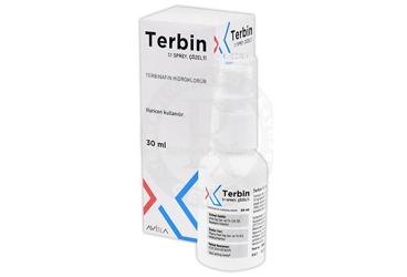 TERBIN %1 sprey. çözelti (30 ml) kutu görseli