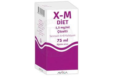 X-M DIET 1.5 mg/ml çözelti (75 ml) kutu görseli