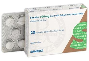 TANELOR 100 mg kontrollü salımlı film kaplı tablet (20 tablet) kutu görseli