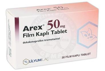 AREX 50 mg film kaplı tablet (30 tablet) kutu görseli