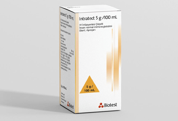 INTRATECT 5 G/100 ml IV infüzyonluk çözelti (1 flakon) kutu görseli