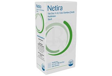NETIRA tek doz %0.3 göz damlası çözelti kutu görseli
