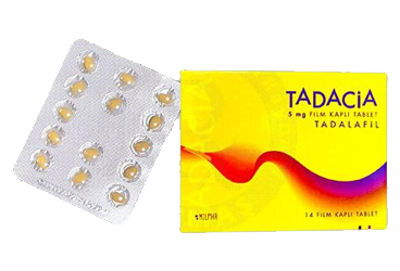 TADACIA 5 mg film kaplı tablet (14 tablet) kutu görseli