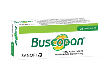 BUSCOPAN 10 mg kaplı tablet (20 tablet) { Opella } kutu görseli