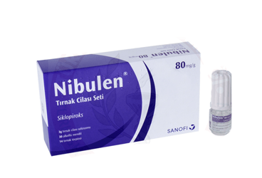 NIBULEN 80 mg/G tırnak cilası SETI { Opella } kutu görseli
